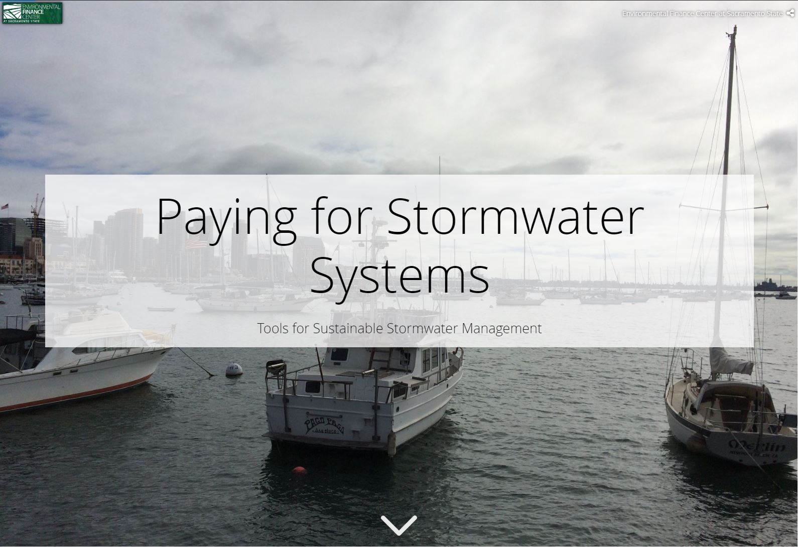 Stormwater financing storyboard