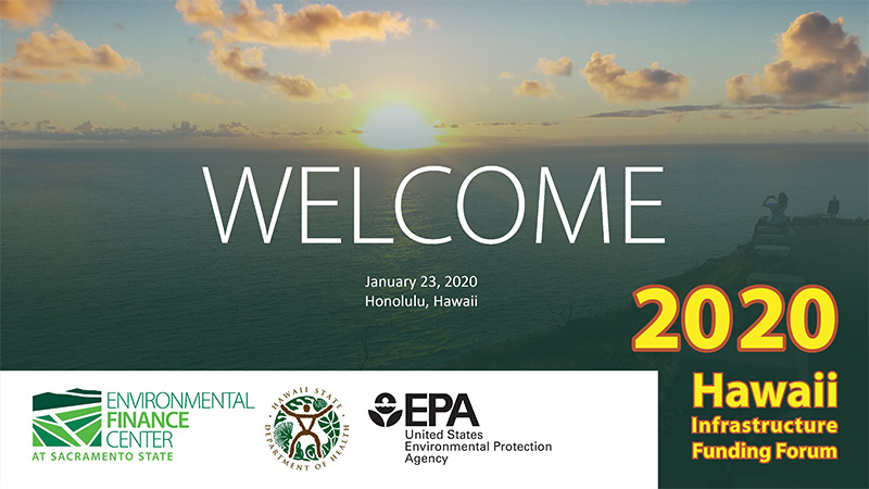 Hawaii Water Infrastructure Funding and Financing Forum Flyer